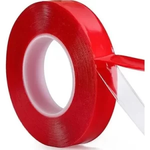 Silikon Çift Taraflı Bant 10 mm x 5 mt Akrilik Şeffaf Montaj Bandı